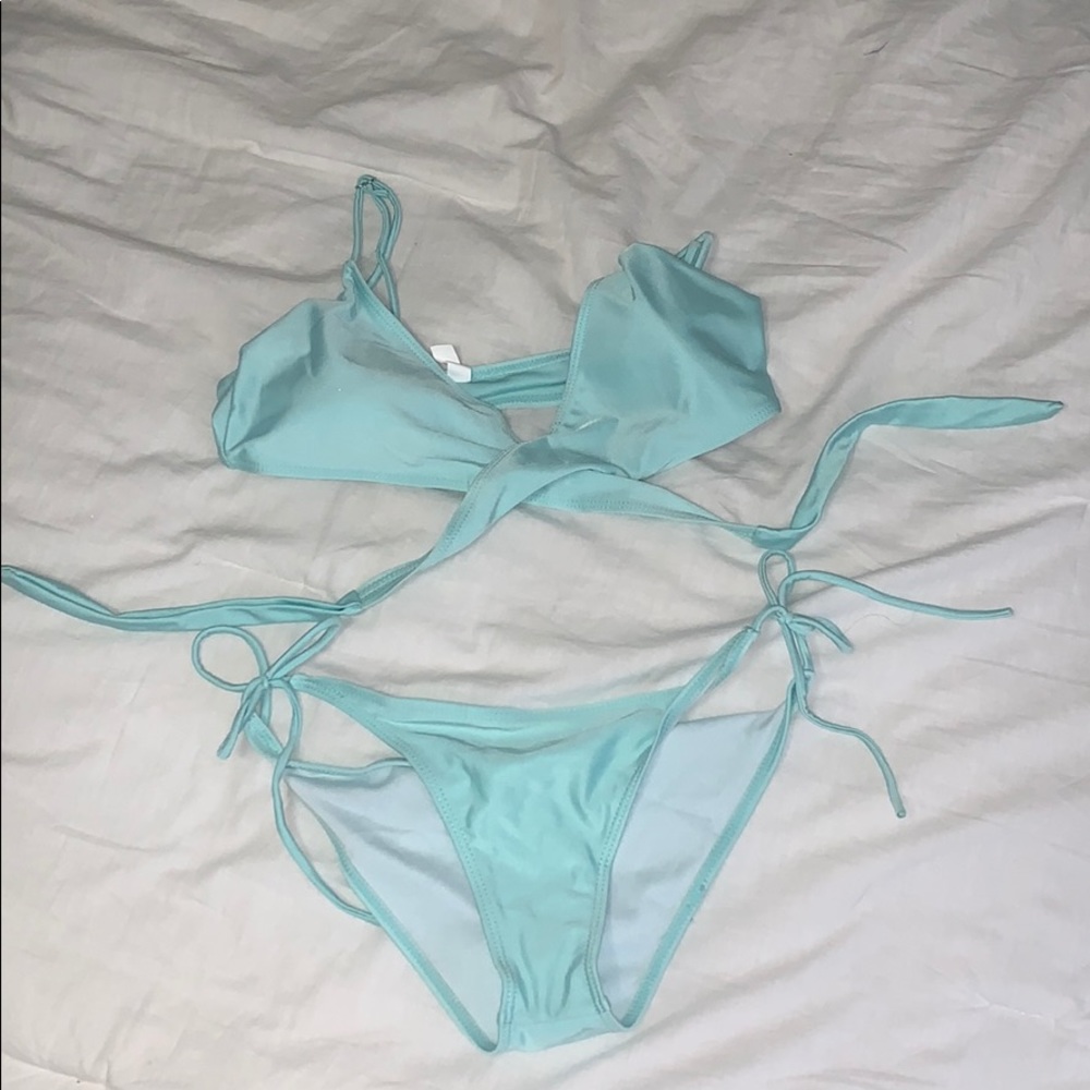 Blue bikini set size M